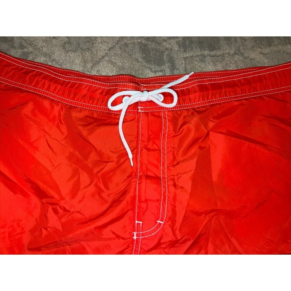 NWOT GAP‎ CLASSIC Tangerine Red Nylon Board Shorts Surf Swim Sz X-Large XL Mens